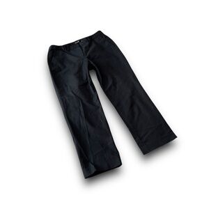 Black Low Rise Capris